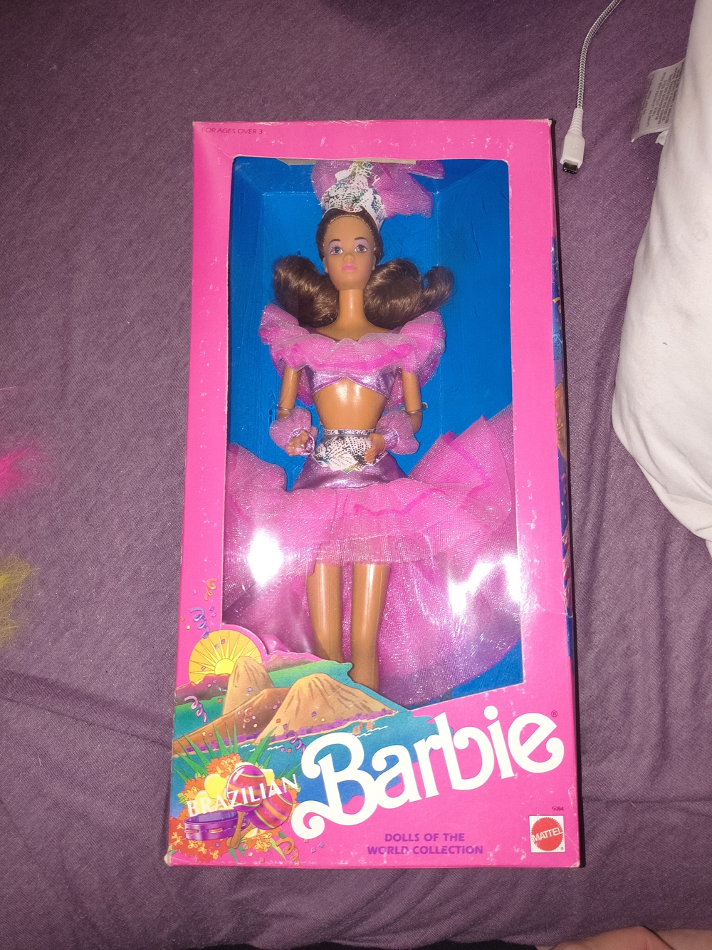 Barbie Doll in Bright Pink Festival Costume by Barbie